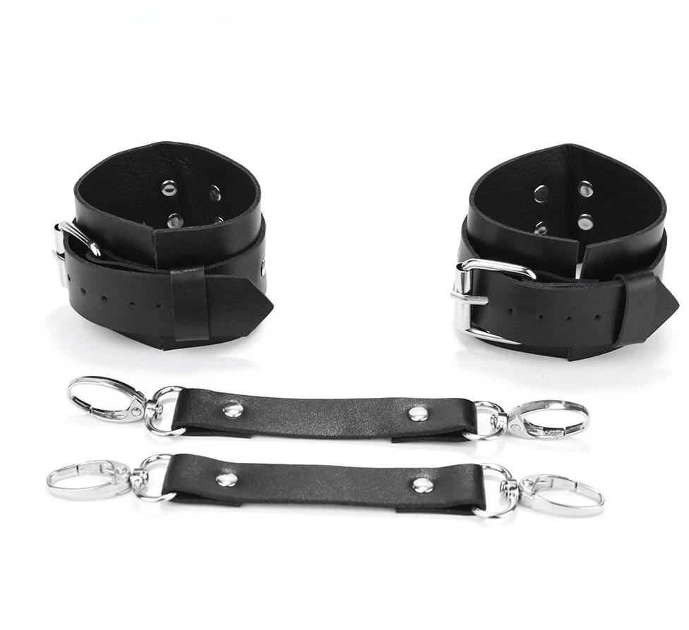 Seksualių odinių BDSM aksesuarų rinkinys Leather Chic