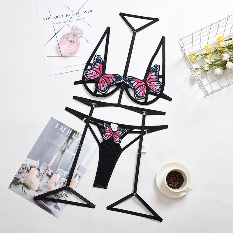 Seksualus apatinio trikotažo rinkinys Butterfly Dream
