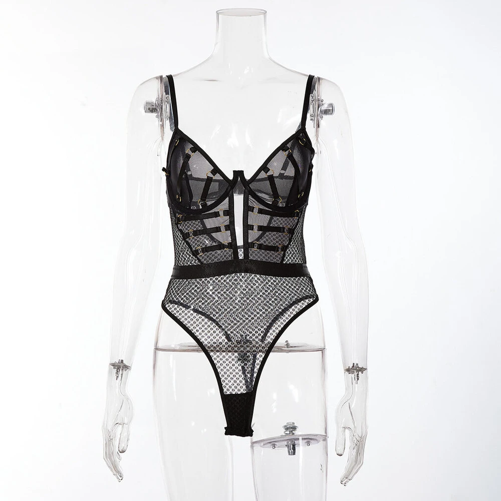 Seksualus bodis Secret Seduction, juoda XL