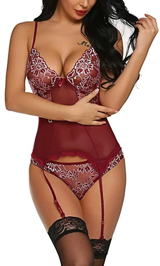 Seksualus nėriniuotas bodis Lace Temptation