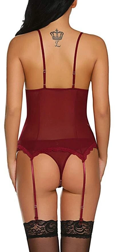 Seksualus nėriniuotas bodis Lace Temptation