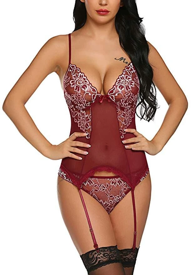 Seksualus nėriniuotas bodis Lace Temptation