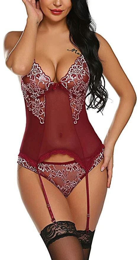 Seksualus nėriniuotas bodis Lace Temptation