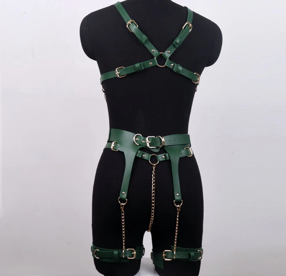 Seksualus odinis komplektas Leather Kitty