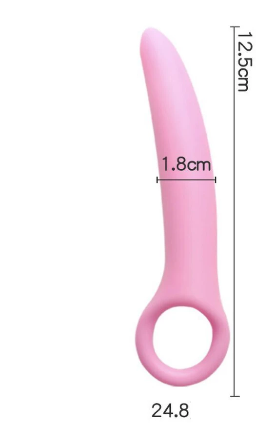 Silikono analinis kištukas prostatos masažuoklis, 18 mm
