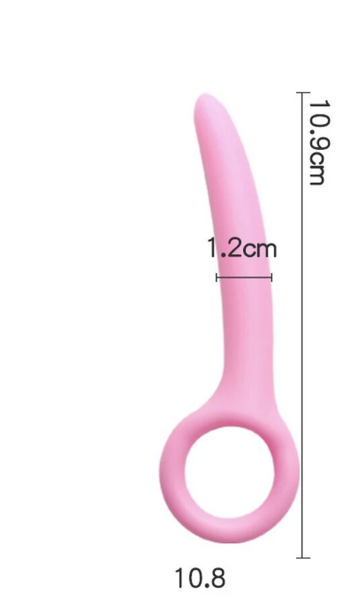 Silikono analinis kištukas prostatos masažuoklis, 12 mm