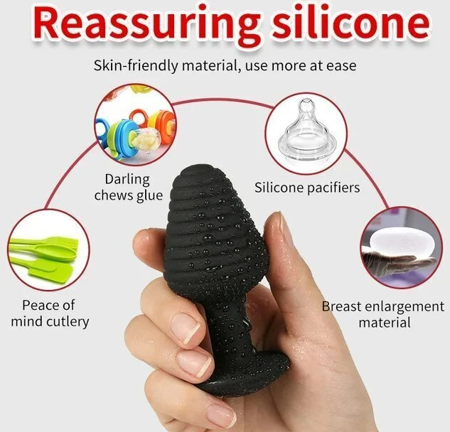 Silikono analinių kamščių rinkinys