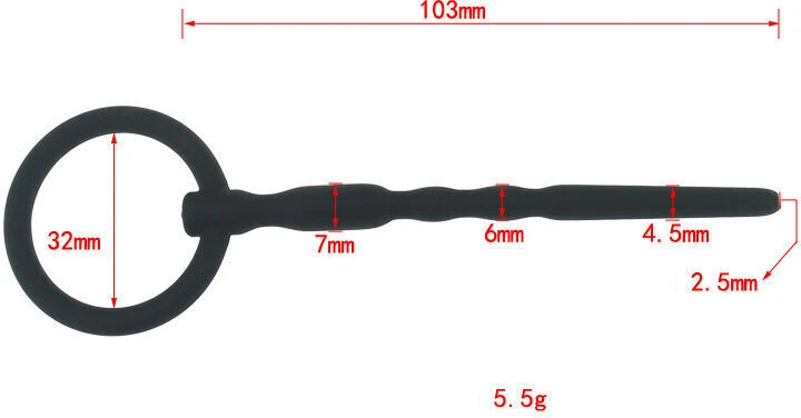 Šlaplės dilatatorius lazda Penis Plug, 4.5 mm