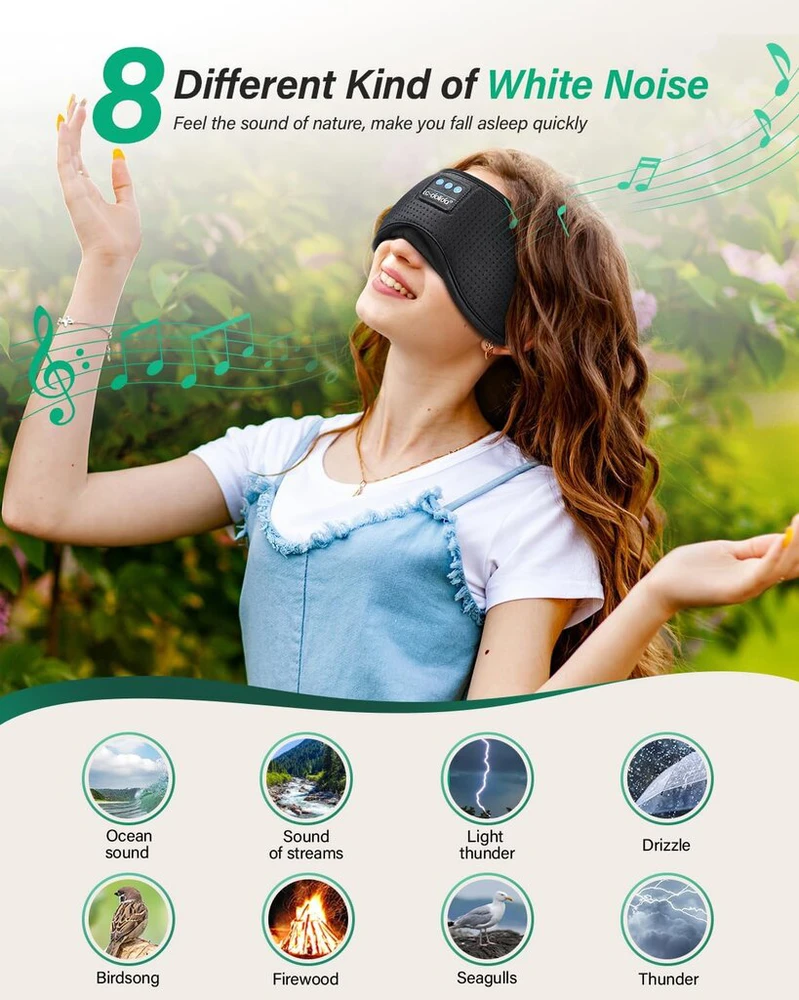 Sleep Mask With Ausinės