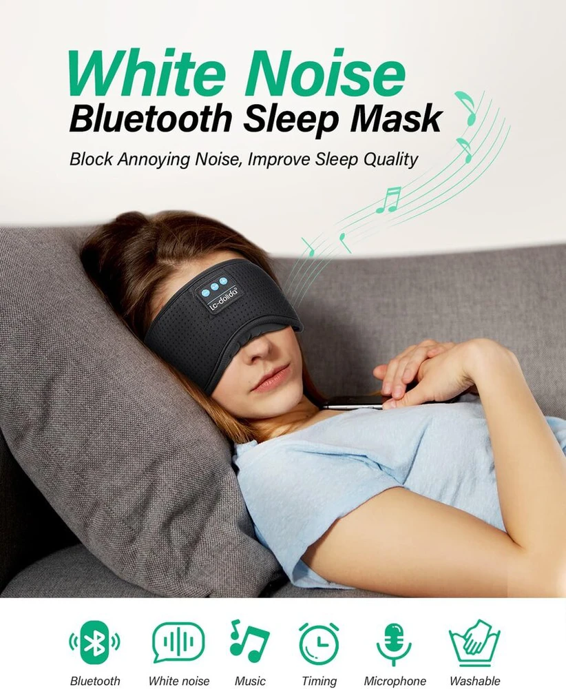 Sleep Mask With Ausinės
