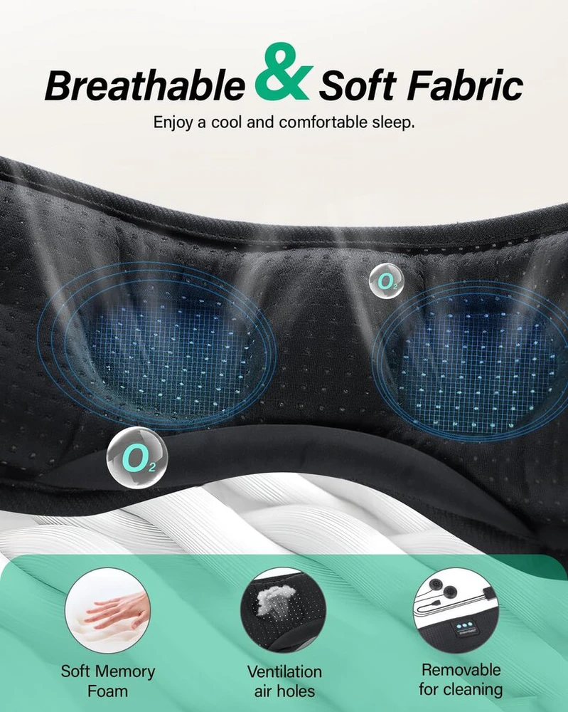 Sleep Mask With Ausinės
