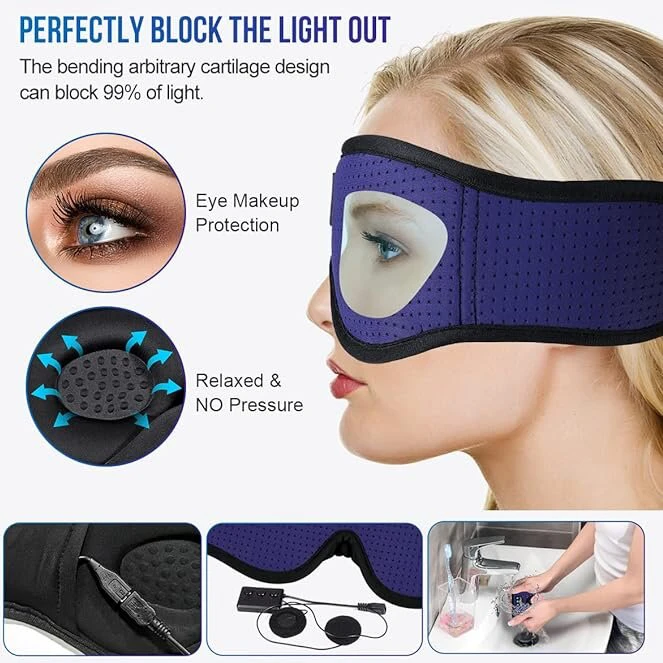 Sleep Mask With Ausinės