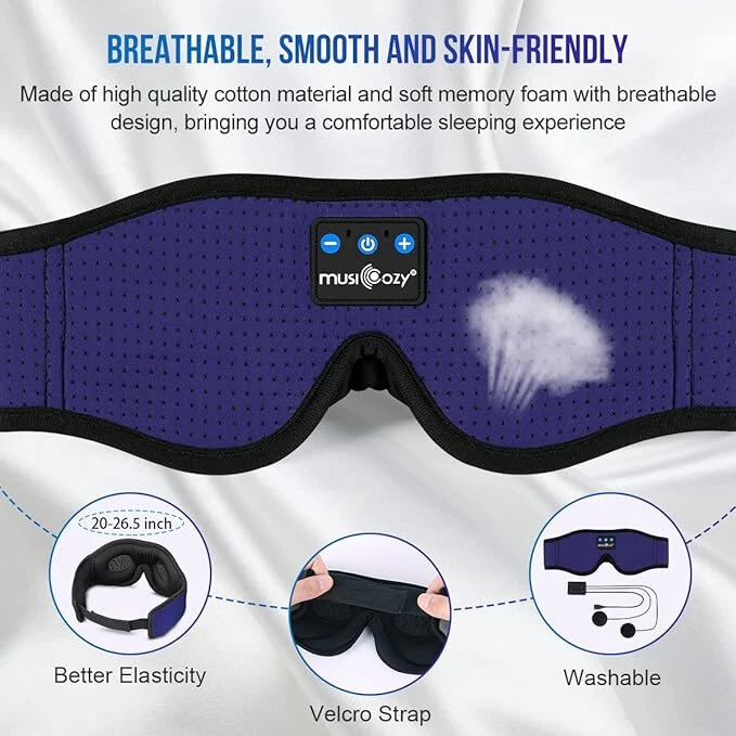 Sleep Mask With Ausinės