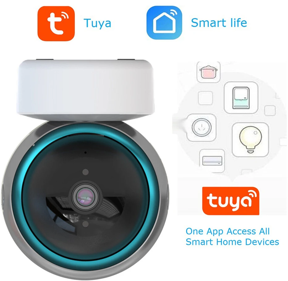 Smart automatinio sekimo kamera Tuya