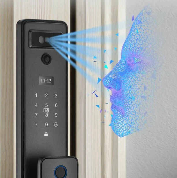 Smart biometrinis durų užraktas su kamera Gu Le