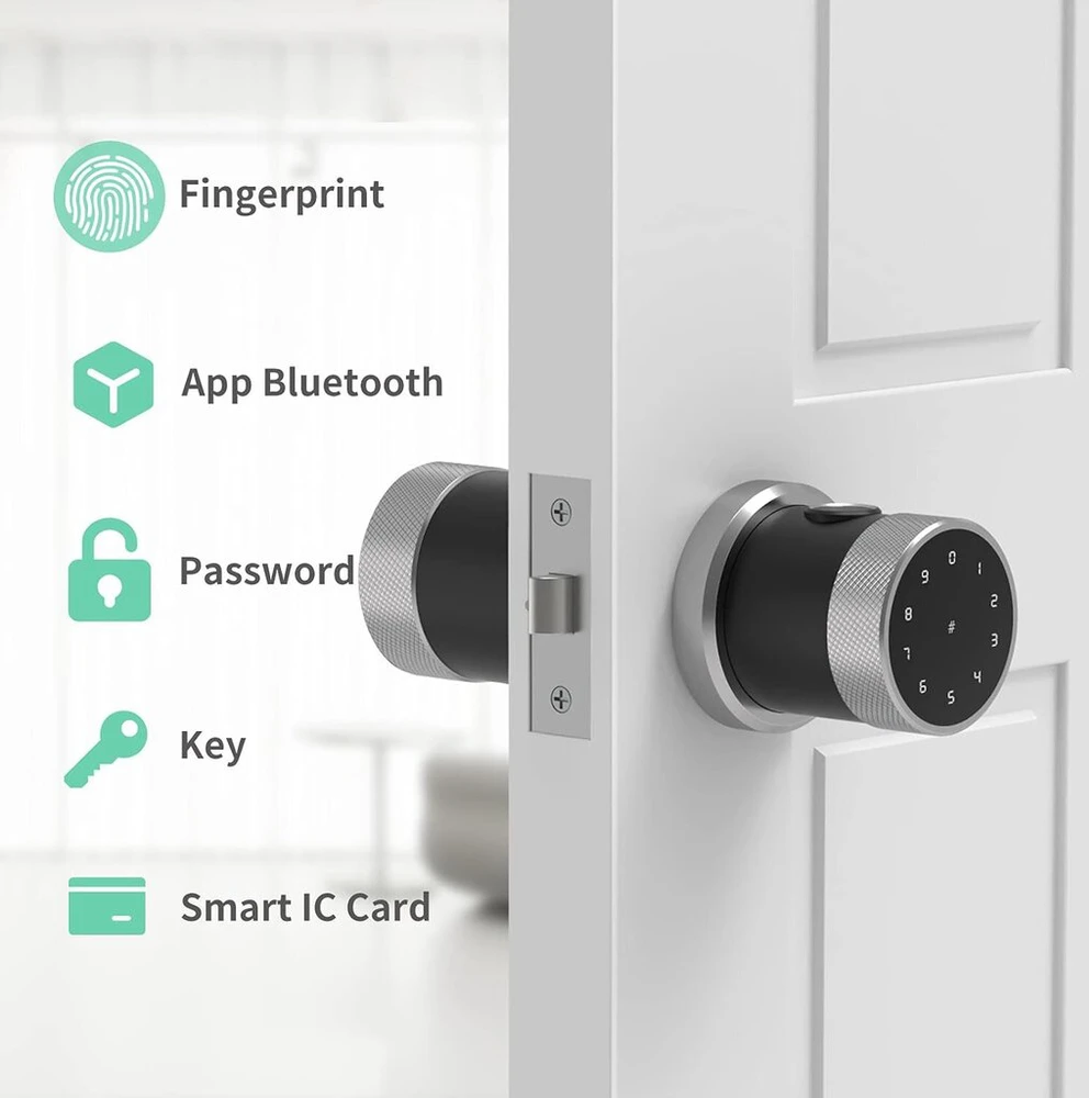 Smart biometrinis durų užraktas su rankena Lifeng