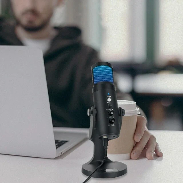 Mikroskopas Stalinis USB mikrofonas