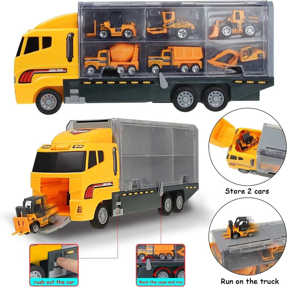 Statybinės įrangos transporto priemonių rinkinys