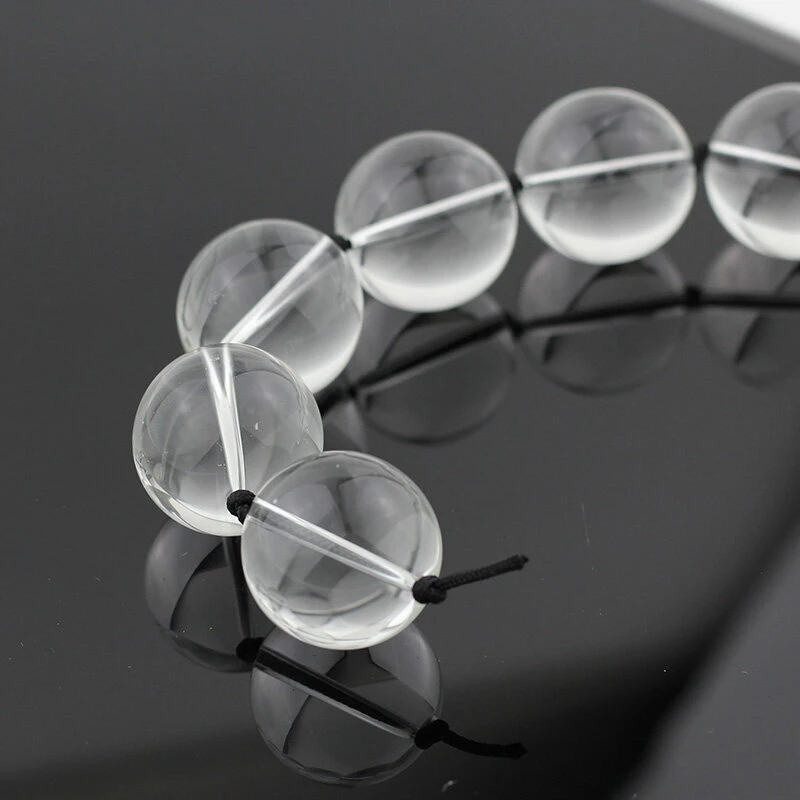 Stikliniai analiniai makšties rutuliniai karoliukai Anal Glass Beads, 2.0 cm