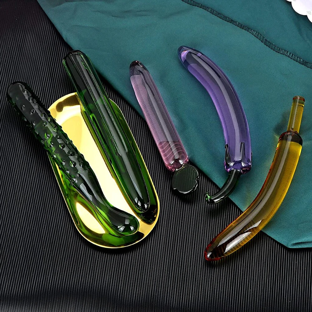 Stiklinis dildo Banana