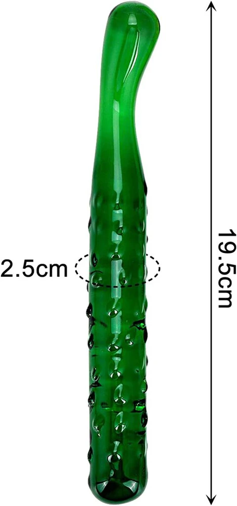 Stiklinis dildo Cucumber