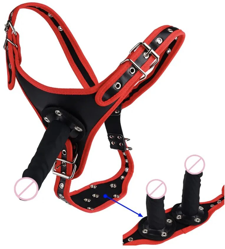 Strap on 3 dildos