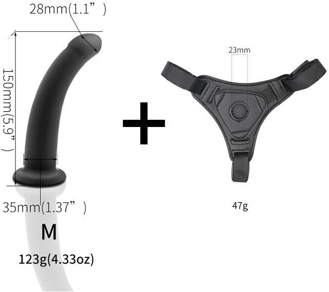Strap on dildo 150 mm