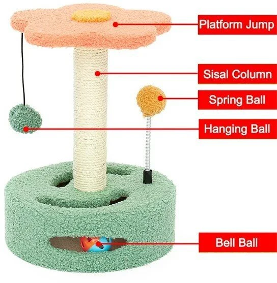 Stulpelis su žaislais Hoopet AT604, 36cm