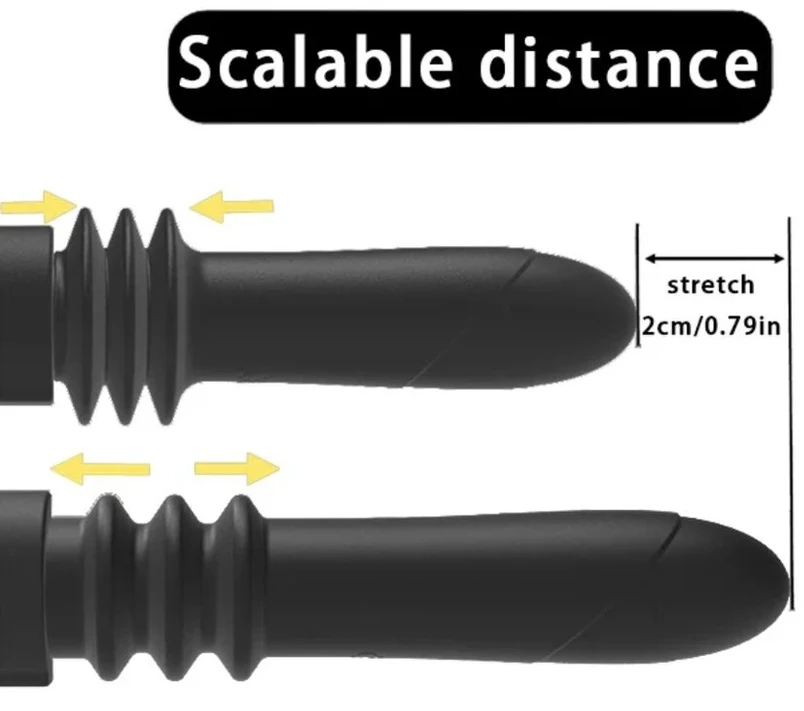 Teleskopinis dildo vibratorius