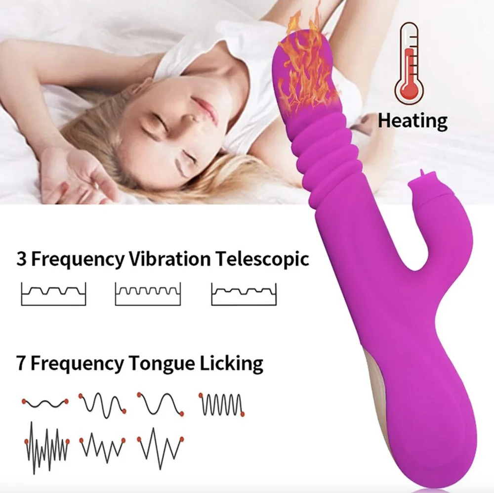 Teleskopinis triušio vibratorius
