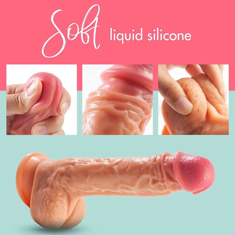 Tikroviškas dildo su nuotolinio valdymo pulteliu
