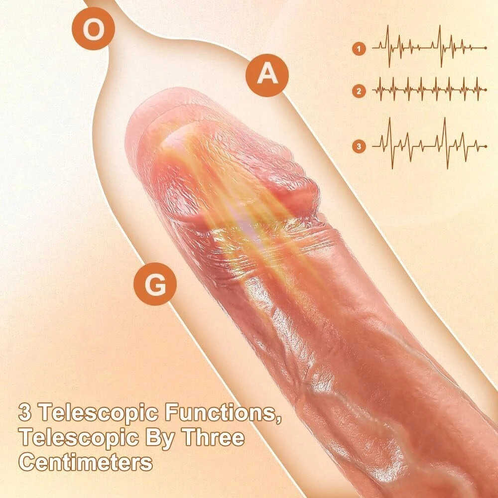 Tikroviškas dildo su nuotolinio valdymo pulteliu