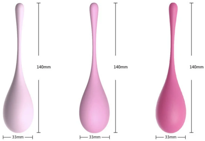 Vaginaliniai kamuoliukai Love Ball, 3 vnt