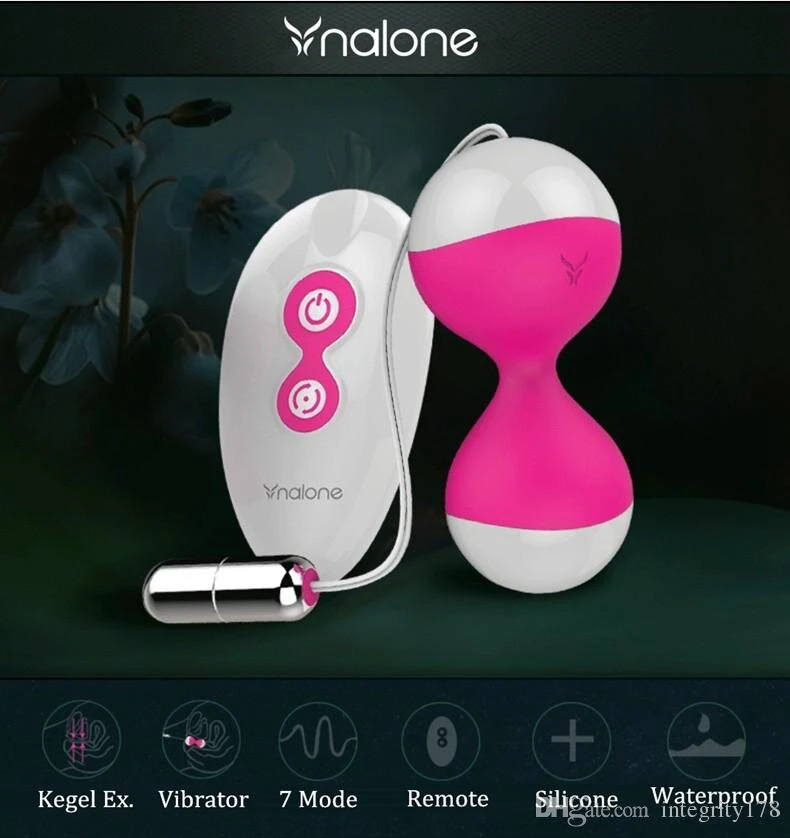 Vaginalinis rutulinis vibratorius su nuotolinio valdymo pulteliu Nalone