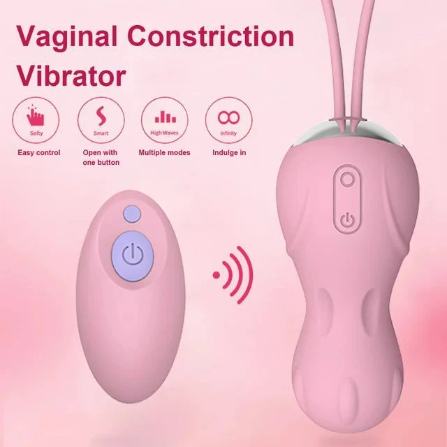 Vaginalinis rutulinis vibratorius su nuotolinio valdymo pulteliu