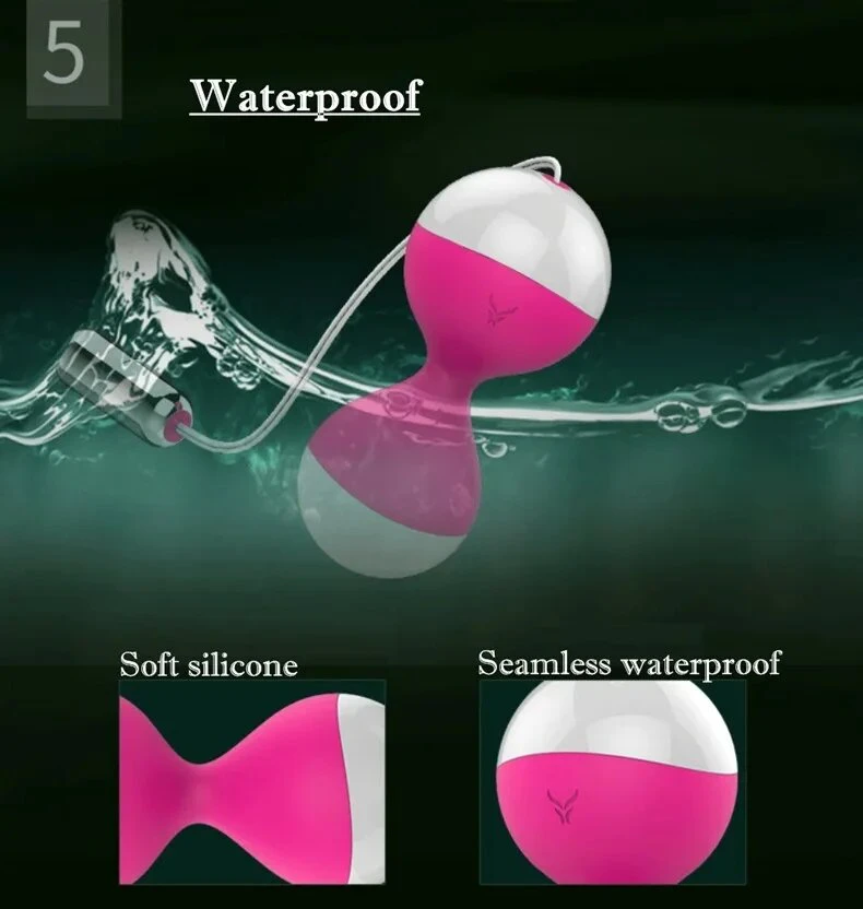 Vaginalinis rutulinis vibratorius su nuotolinio valdymo pulteliu Nalone