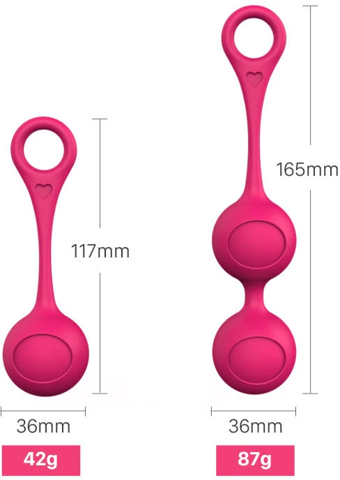 Vaginalinių kamuoliukų rinkinys, 2 vnt.