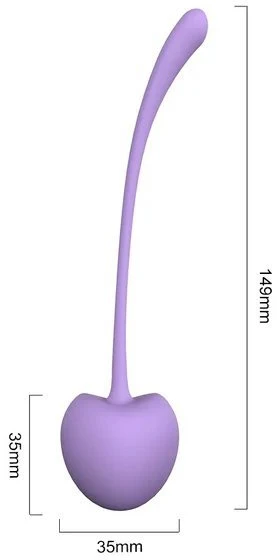 Vaginalinių kamuoliukų rinkinys Kegel Cherry, 5 vnt.