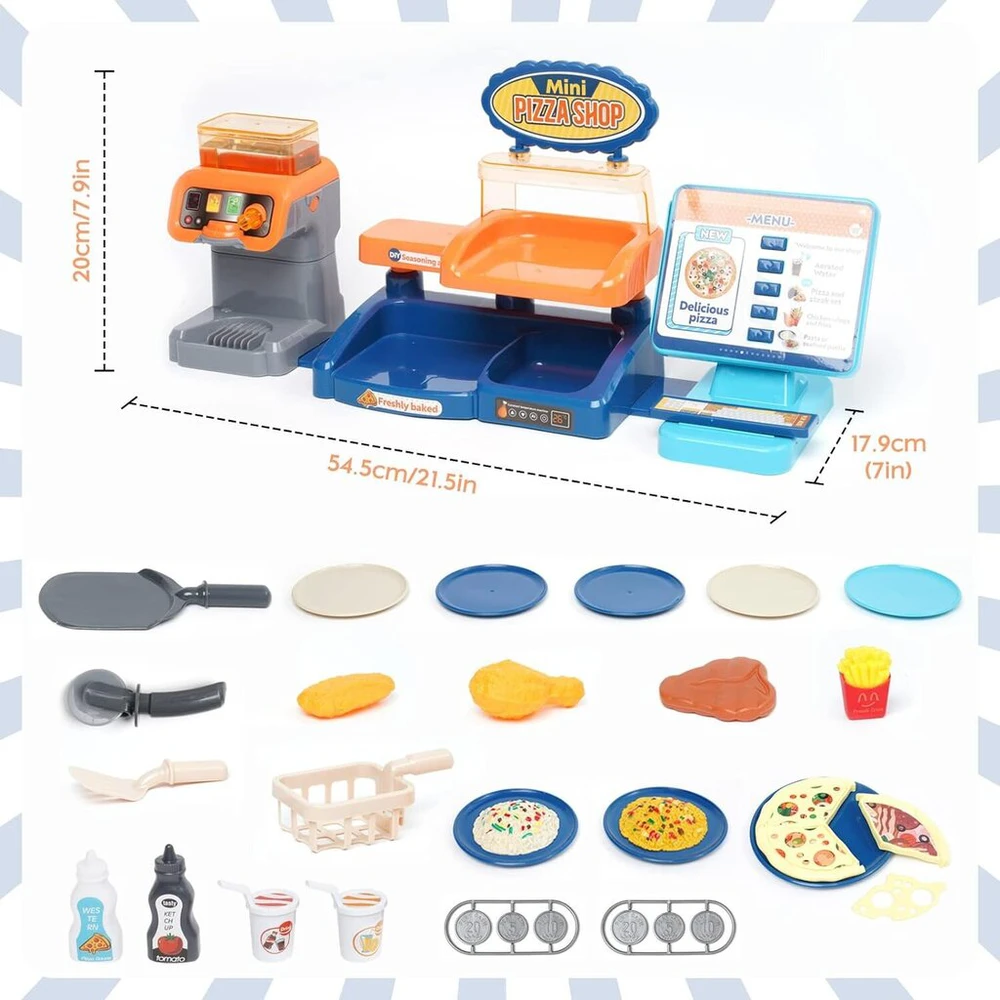 Vaikiškas žaislų rinkinys Picerija Pizza Shop