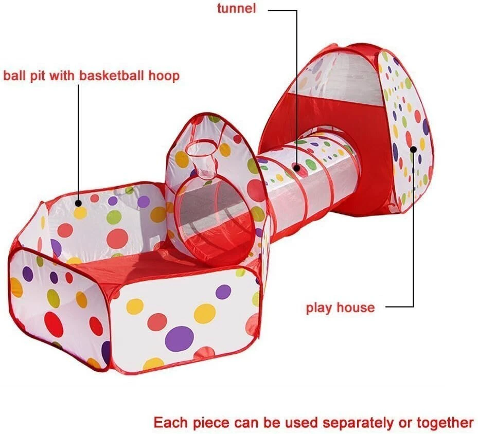 Vaikų žaidimų palapinė Play Tent, rožinė