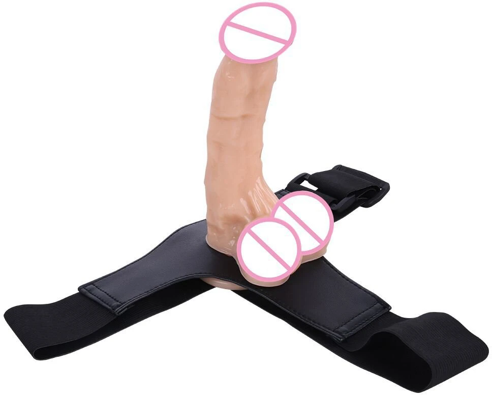 Varpos imitatorius Strap On, balta