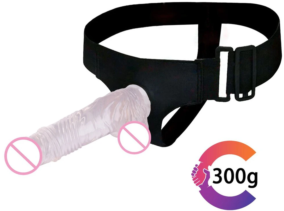 Varpos imitatorius Strap On, balta