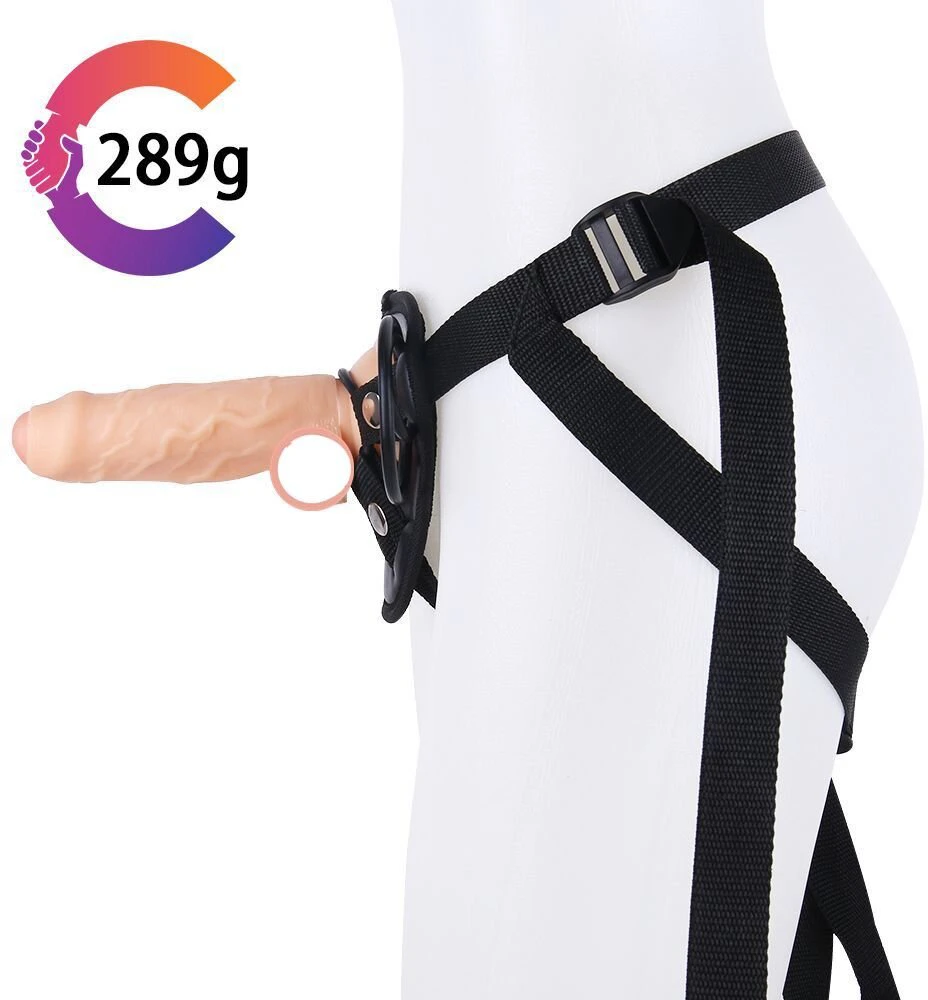 Varpos imitatorius Strap On, balta