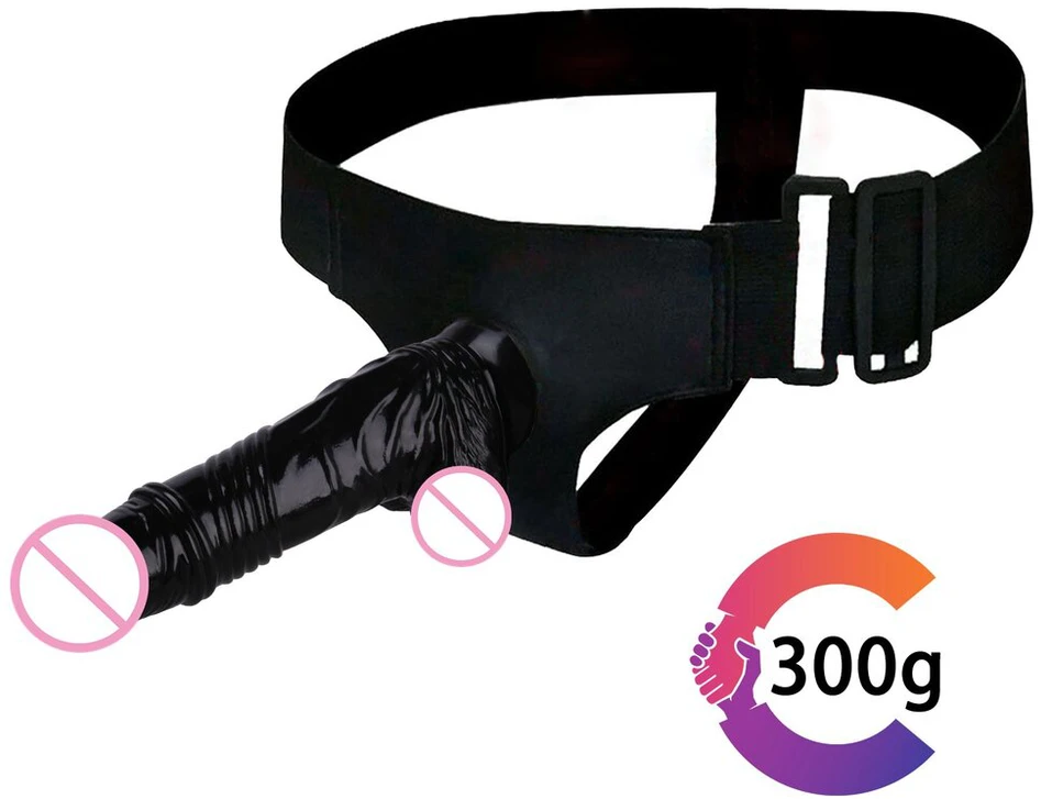 Varpos imitatorius Strap On, juoda