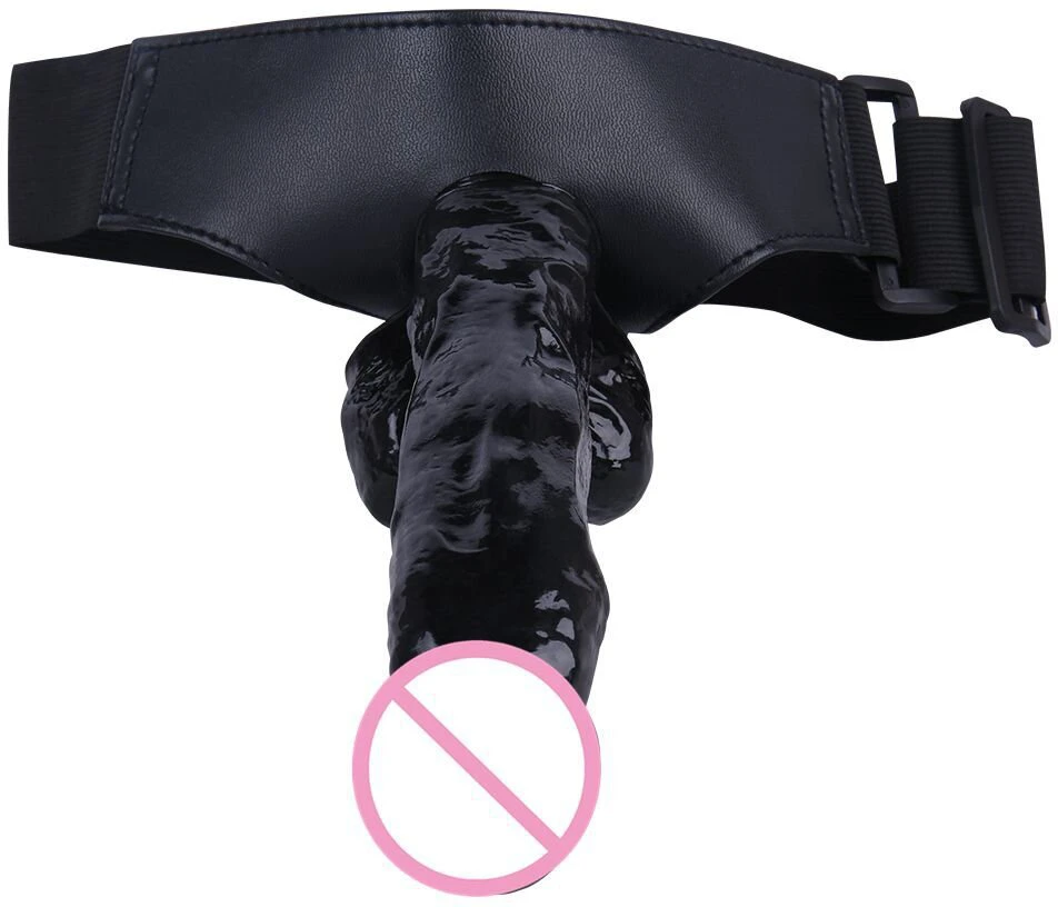 Varpos imitatorius Strap On, juoda