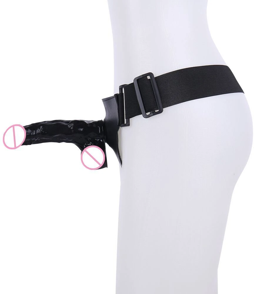 Varpos imitatorius Strap On, juoda