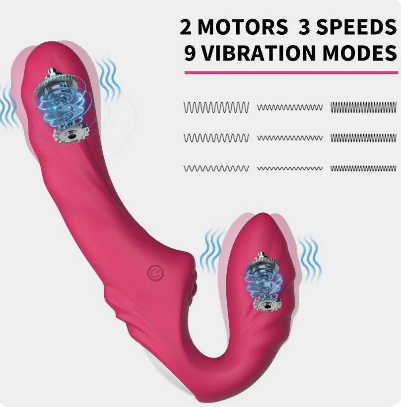 Varpos imitatorius - vibratorius Strap-On