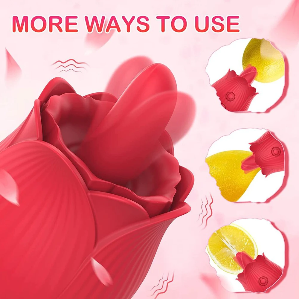 Vibratorinė rožė Lick