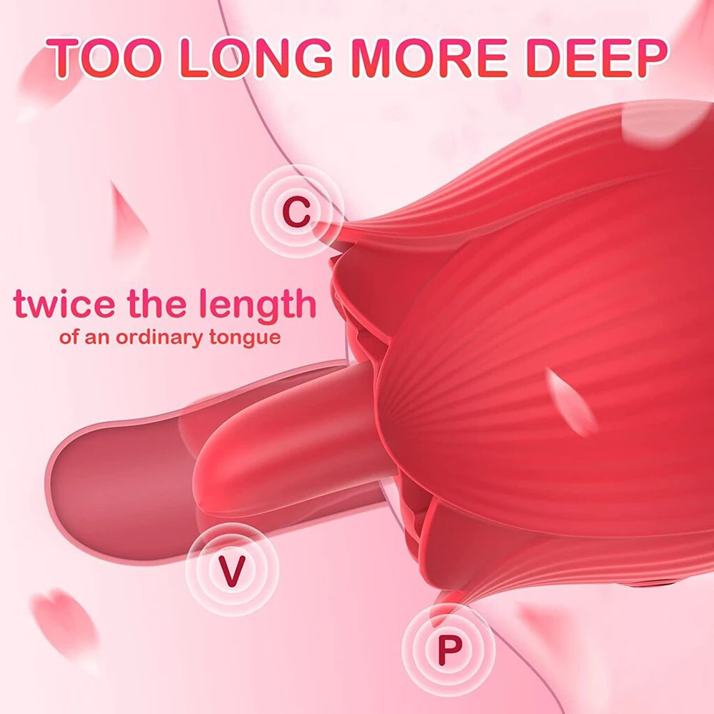Vibratorinė rožė Lick