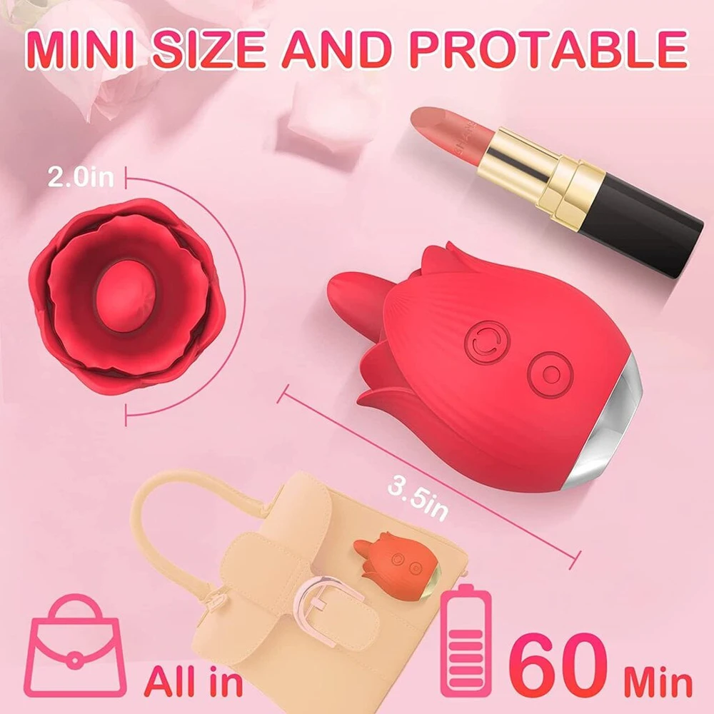 Vibratorinė rožė Lick